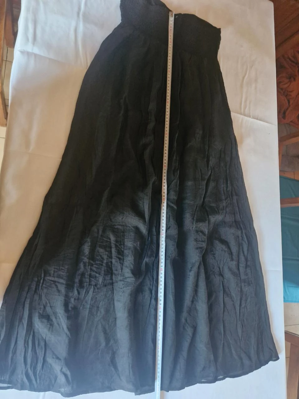 Vestido longo bustier costas nu mulher - Tamanho S/M – photo 11
